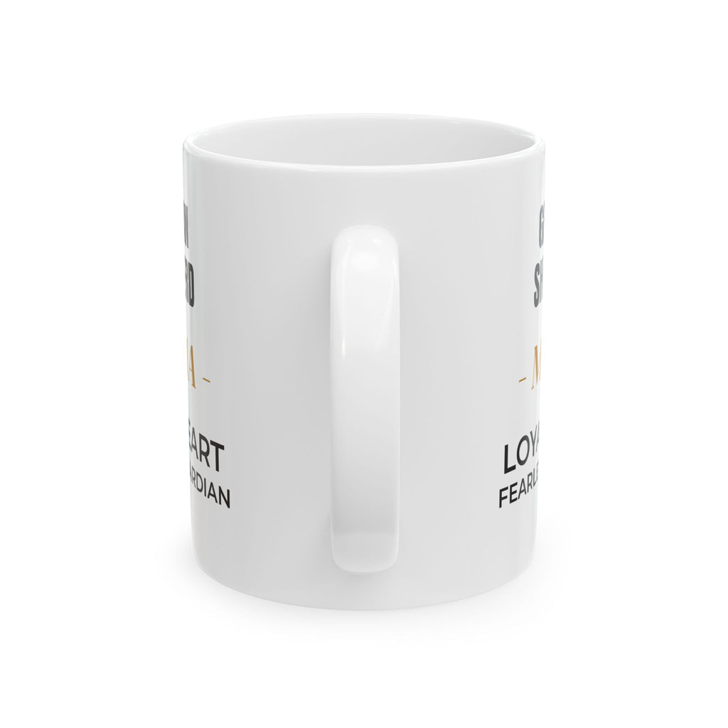 German Shepherd Mama Mug – Loyal Heart, Fearless Guardian