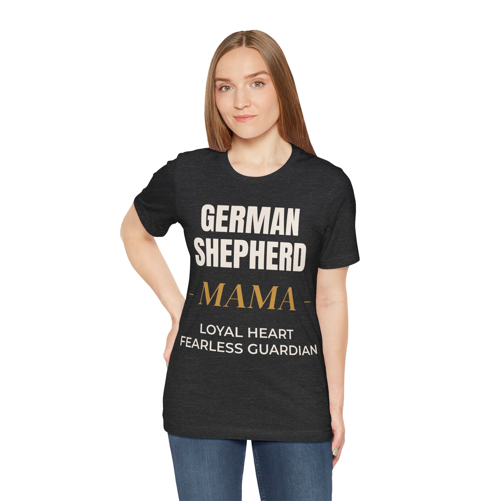 German Shepherd Mama T-Shirt – Loyal Heart, Fearless Guardian